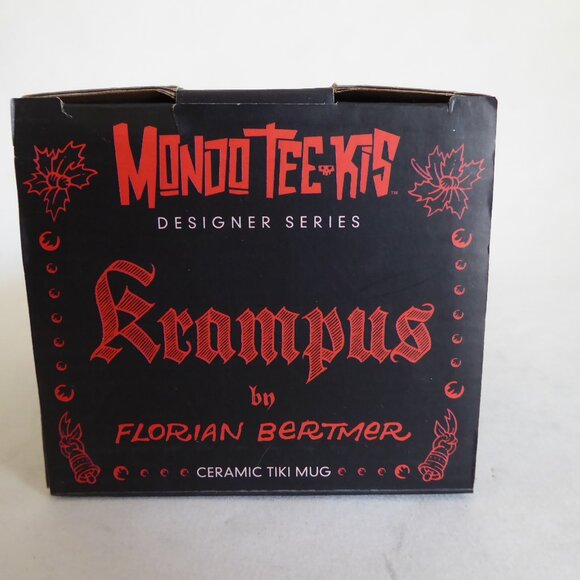 NEW 2019 KRAMPUS MONDO TEE-KIS BEAST RED WASH VARIANT CERAMIC TIKI MUG - Picture 16 of 16